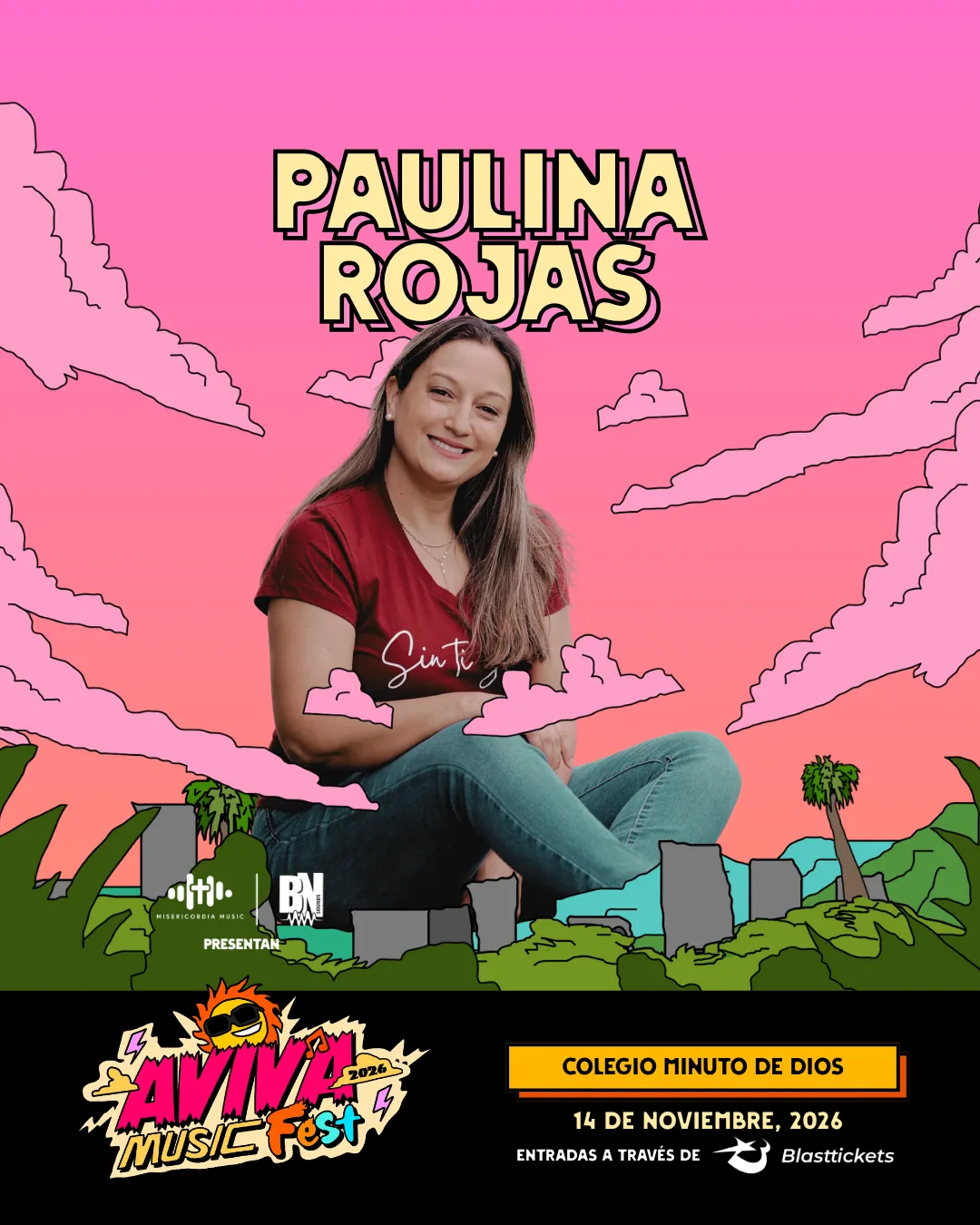 Paulina Rojas en el line-up de AVIVA Music Fest 2026